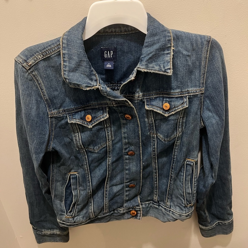 GAP Blue Denim Women Jacket
